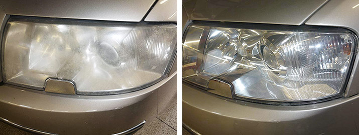 Renovace a leštění světlometů